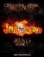 HALLOWEEN Skulls Book 1