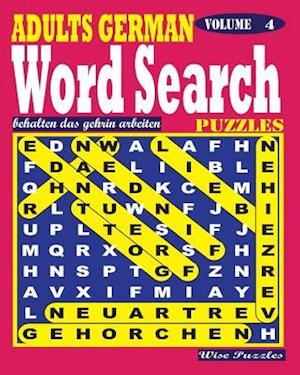 Adults German Word Search Puzzles. Vol. 4