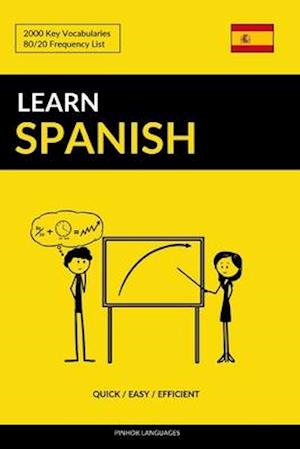 Learn Spanish - Quick / Easy / Efficient: 2000 Key Vocabularies