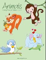 Animals Coloring Book for Toddlers 1, 2 & 3