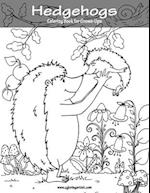 Hedgehogs Coloring Book for Grown-Ups 1