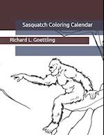 Sasquatch Coloring Calendar
