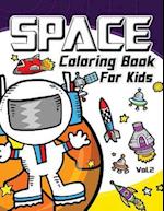Space Coloring Book for Kids Vol.2
