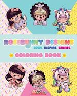 Rosebunny Designs Love Inspire Create Coloring Book