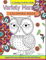 Variety Mandala Coloring Book Vol.2