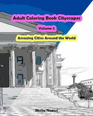 Adult Coloring Book Cityscapes Volume 2