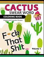Cactus Swear Word Coloring Books Vol.1