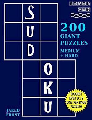 Sudoku 200 Giant Puzzles,100 Medium and 100 Hard