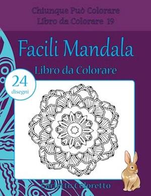 Facili Mandala Libro Da Colorare