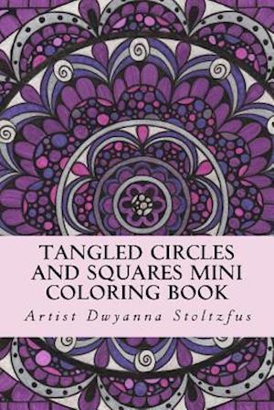 Tangled Circles and Squares Mini Coloring Book