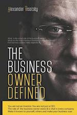 The Business Owner Defined