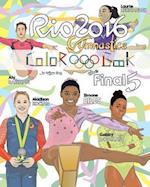 Rio 2016 Gymnastics "final Five" Coloring Book for Kids