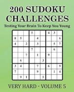 200 Sudoku Challenges - Very Hard - Volume 5