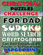 Christmas Puzzles Challenge for Dad