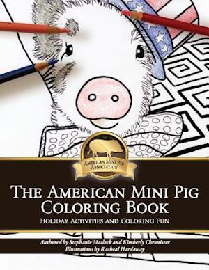 American Mini Pig Holiday Coloring Book