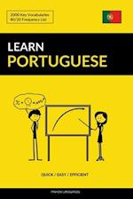 Learn Portuguese - Quick / Easy / Efficient: 2000 Key Vocabularies 