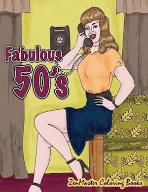 Fabulous 50's Adult Coloring Book