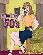 Fabulous 50's Adult Coloring Book