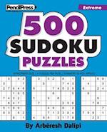 500 Sudoku Puzzles: Big Book of 500 Extreme Sudoku Puzzles 