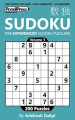 Sudoku Book for Experienced puzzlers, with 200 puzzles, good designed and withou