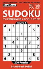 Sudoku Book for Experienced Puzzlers: 200 Puzzles (Volume 4) 