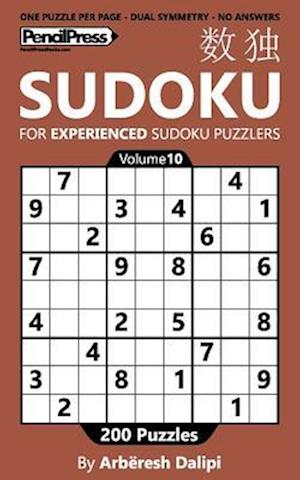 Sudoku Book for Experienced Puzzlers: 200 Puzzles (Volume 10)