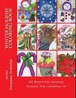 Winter Holiday Coloring Book