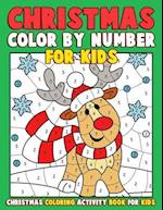 Christmas Color by Number for Kids