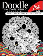 Doodle Coloring Books for Adults Art Vol.1