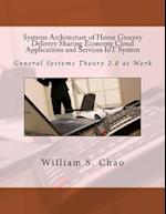 Systems Architecture of Home Grocery Delivery Sharing Economy Cloud Applications and Services Iot System