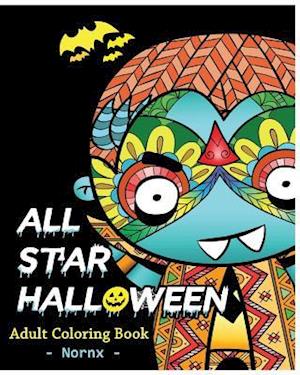 All Star Halloween Coloring Book for Adult