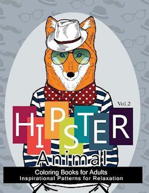 Hipster Animal Coloring Book for Adults