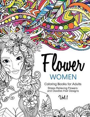Flower Women Coloring Books for Adults