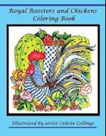 Royal Roosters and Chickens Coloring Book