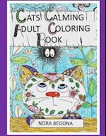 Cats Calming Adult Coloring Book