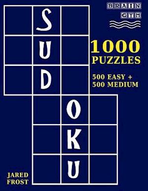 1,000 Sudoku Puzzles, 500 Easy and 500 Medium