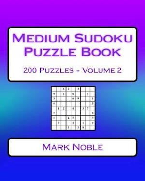 Medium Sudoku Puzzle Book Volume 2