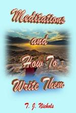 Meditations and How to Write Them