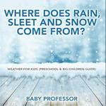 Where Does Rain, Sleet and Snow Come From? | Weather for Kids (Preschool & Big Children Guide)