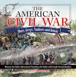 American Civil War - Blues, Greys, Yankees and Rebels. - History for Kids | Historical Timelines for Kids | 5th Grade Social Studies