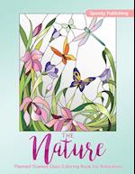 The Nature-Themed Stained Glass Coloring Book for Relaxation