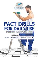 Fact Drills for Daily Use | Crossword Search Puzzle Books | Easy to Hard Puzzle Collection
