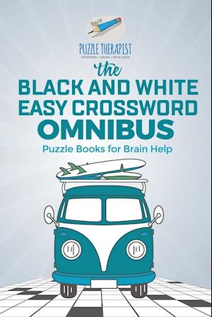 The Black and White Easy Crossword Omnibus | Puzzle Books for Brain Help