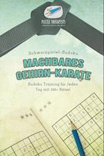 Machbares Gehirn-Karate Schwarzgürtel-Sudoku Sudoku Training Für Jeden Tag Mit 200+ Rätsel