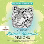 Children Coloring Book. Intricate Animal Mandala Designs. Coloring Books Animals for Stress Relief and Fun Learning. Perfect for Older Kids and Teens