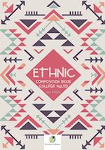 Ethnic Composition Book College Ruled 160 Pages