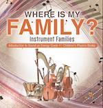 Where Is My Family? Instrument Families | Introduction to Sound as Energy Grade 4 | Children's Physics Books 