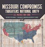 Missouri Compromise Threatens National Unity | U.S. Politics 1801-1840 | History 5th Grade | Children's American History of 1800s 
