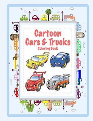 Cartoon Cars & Trucks Coloring Book