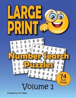 Number Search Puzzle Book for Adults in Large Print
